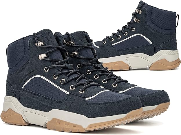 Reserved Footwear Men's Eliel Boot Casual Sneakers Color Navy Size 9M