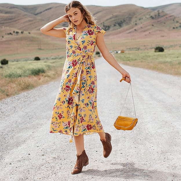 Journee Collection Women's Ulima Ankle Booties Color Brown Size 8.5M