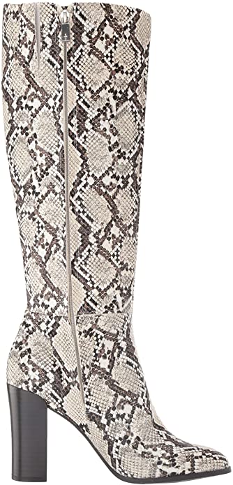 Kenneth Cole New York Women's Justin Riding Boots Color Black/Off White Size 8.5M