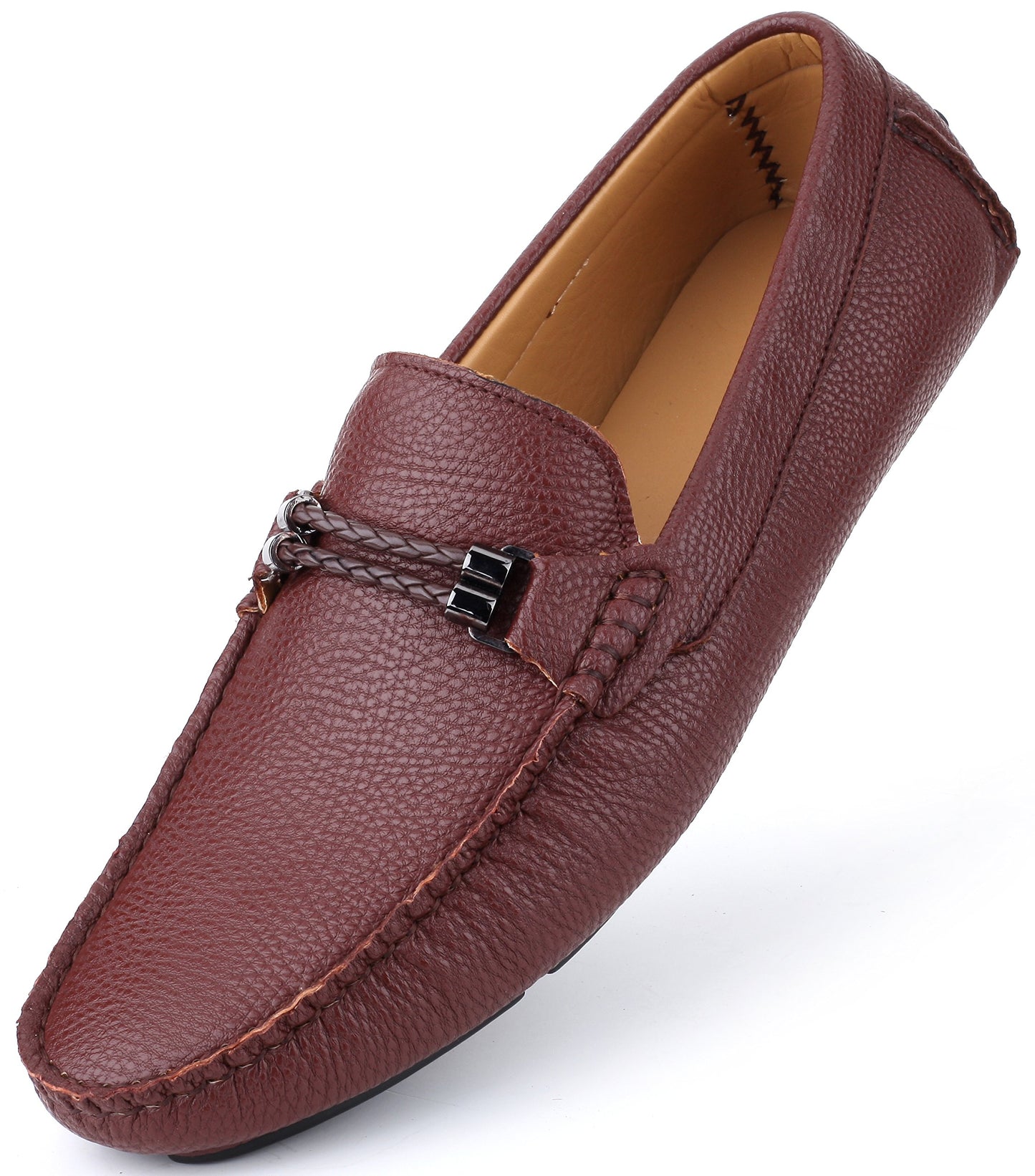 Mio Marino Men's Dress/Casual Loafers Color Brown Size 10.5