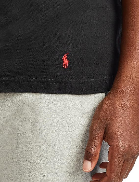 Polo Ralph Lauren Men's Classic Cotton T-Shirt Color Polo Black Size S