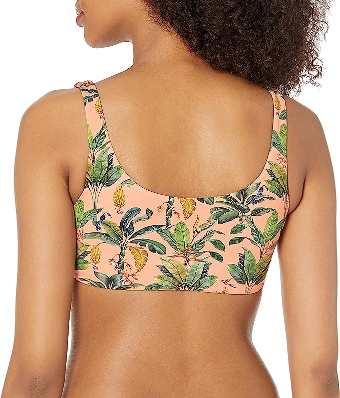 Body Glove Women's Standard Gwen Back-to-Front Bikini Top Color Equator Tropical Size S