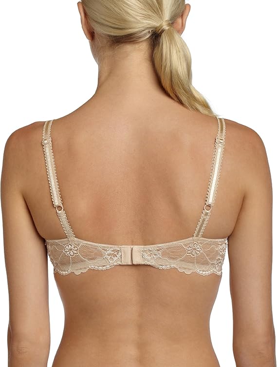 Wacoal French Garden Contour Underwire Bra Color Naturally Nude Size 34D