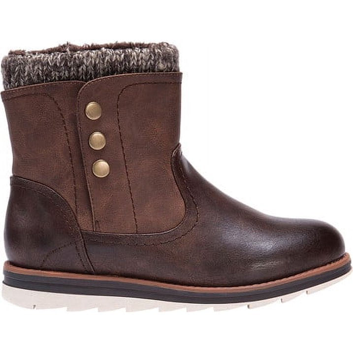 Muk Luks Women's Hope Ankle Boots Color Brown Size 10M