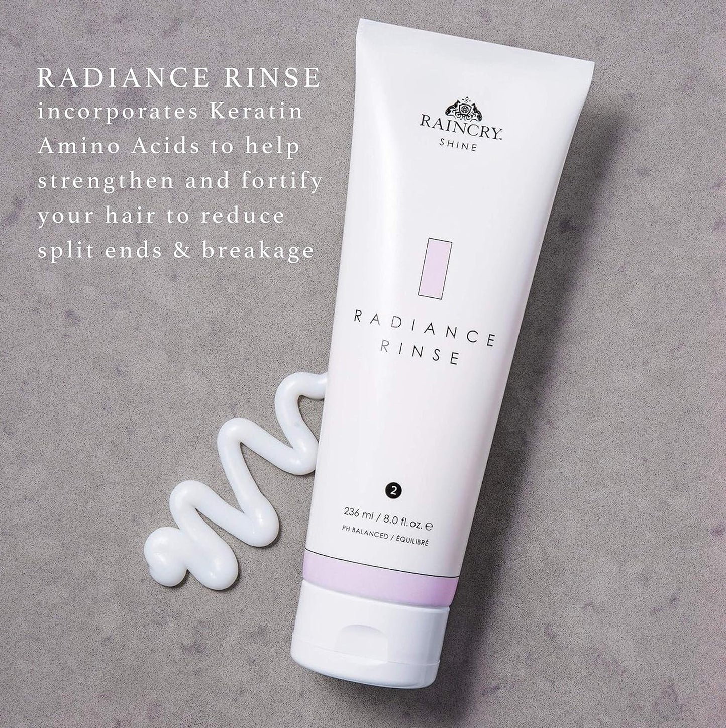 RAINCRY Shine Conditioner – Radiance Rinse 236mL