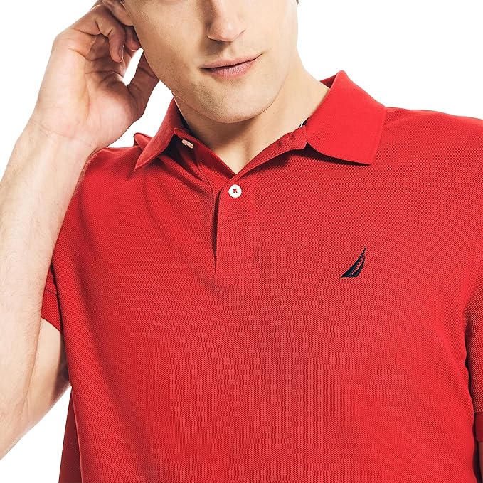 Nautica Men's Classic Performance Deck Polo Shirt Color Nautica Red Size XL