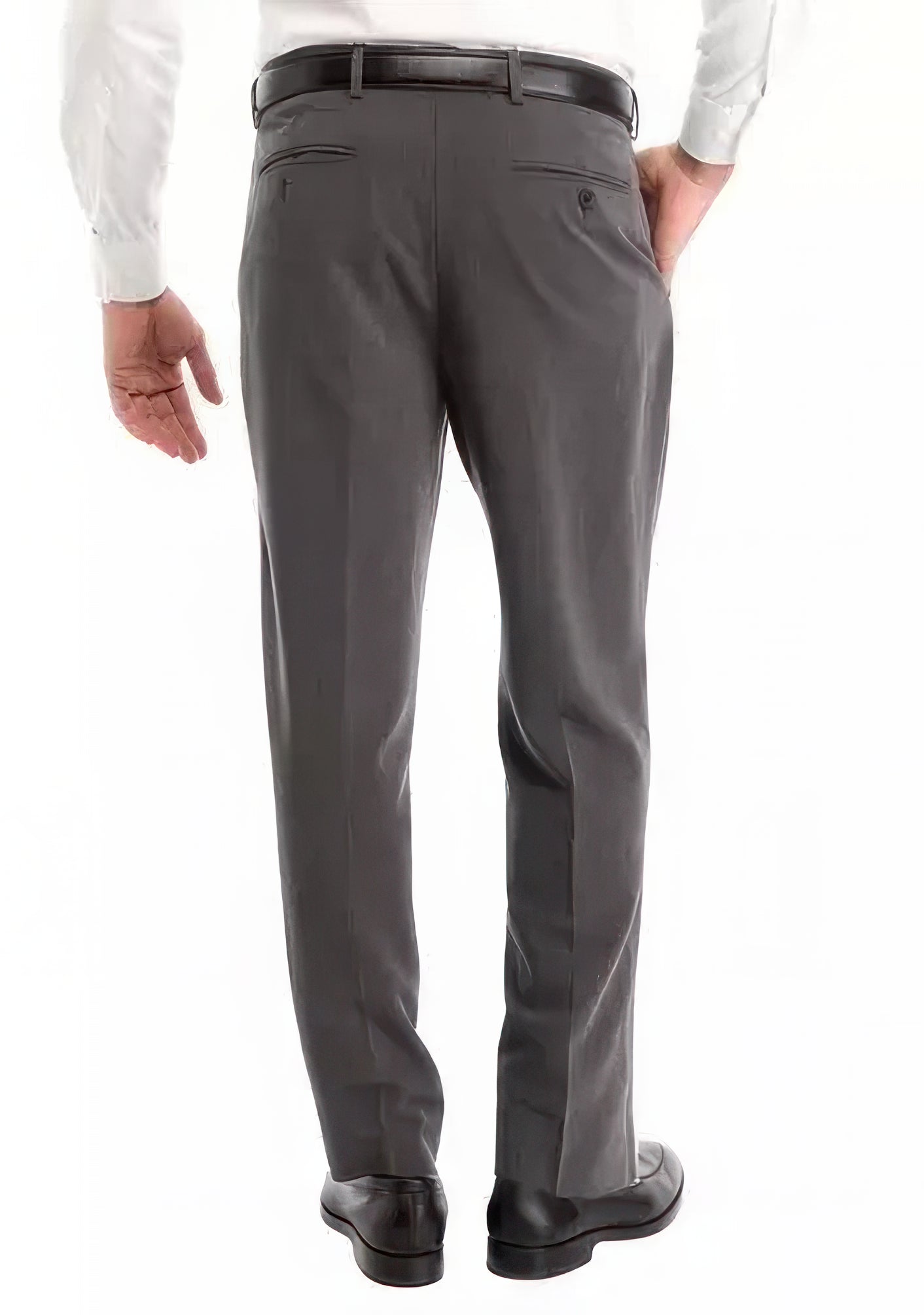 Nautica Men's Performance Stretch Dress Pants Color Mid Gray W42xL30