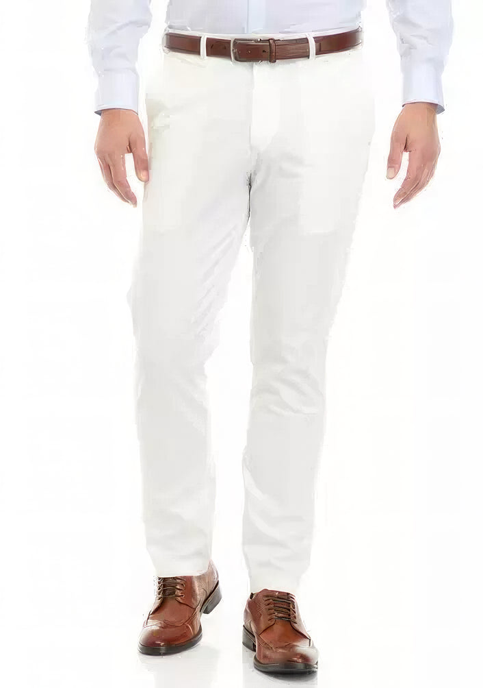 Lauren Ralph Lauren Men's Classic-Fit Stretch Flat-Front Dress Pants Color Off White W31xL30