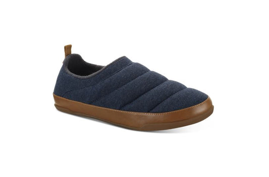 Sun Stone Mens Derek Quilted Slipper  Color Denim Blue Size 8M
