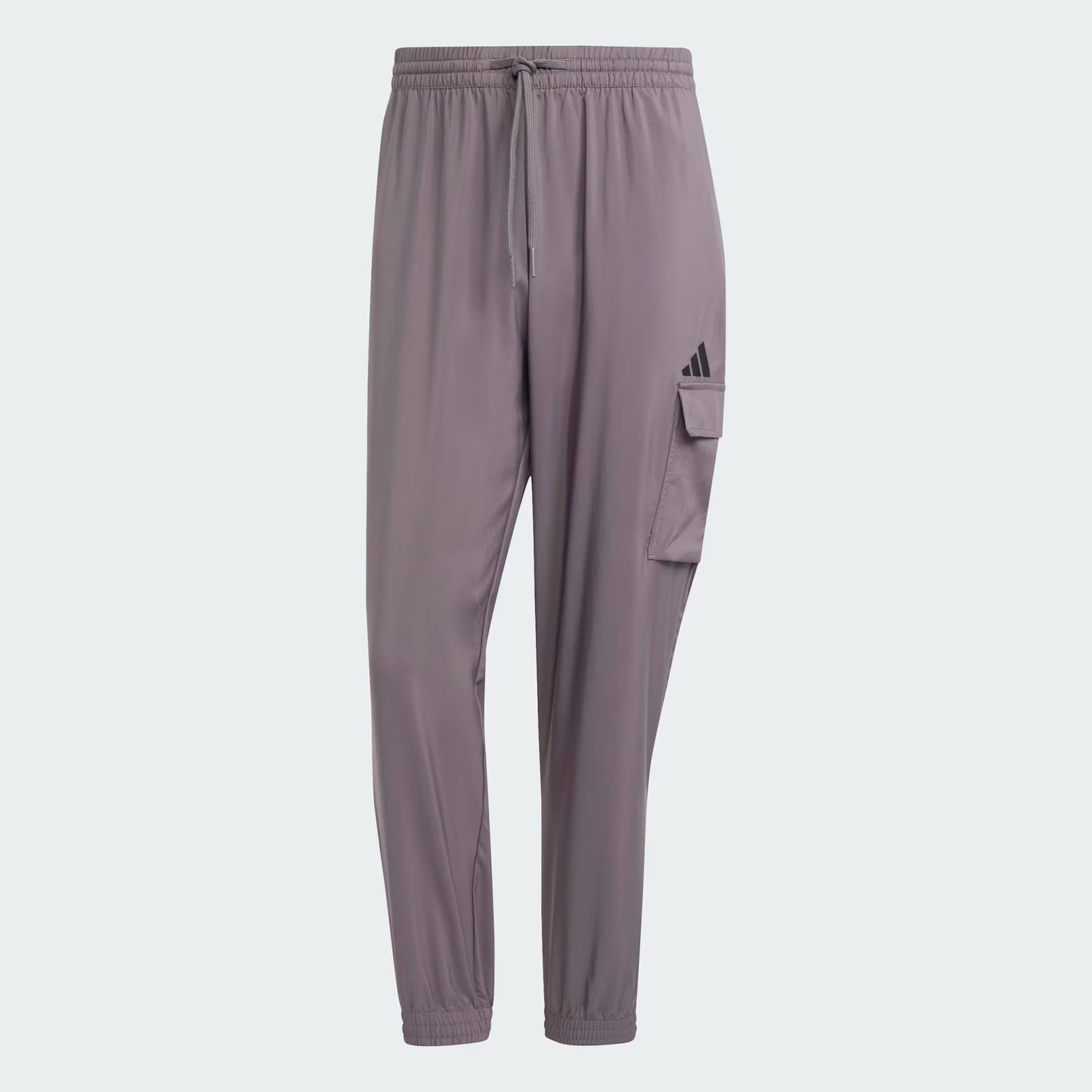 adidas Men's Regular-Fit Essentials Cargo Pants Gray Size L
