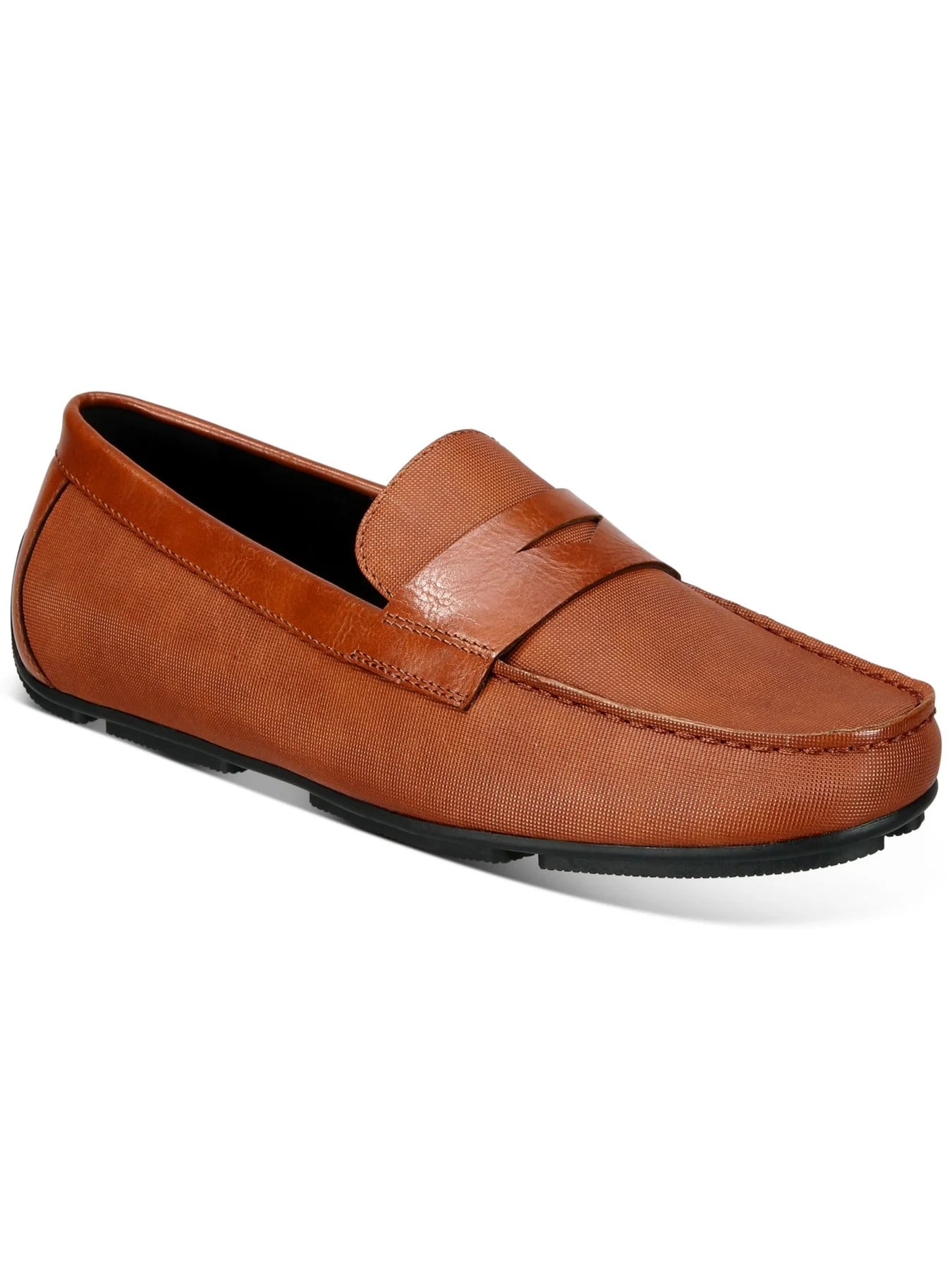 Alfani Mens Iker Penny Driving Loafers Color Tan Size 9.5M