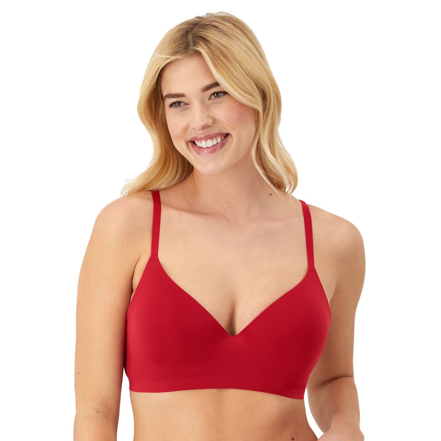 Maidenform Barely There Invisible Underwire T-Shirt Bra Impulse Red Size 34D