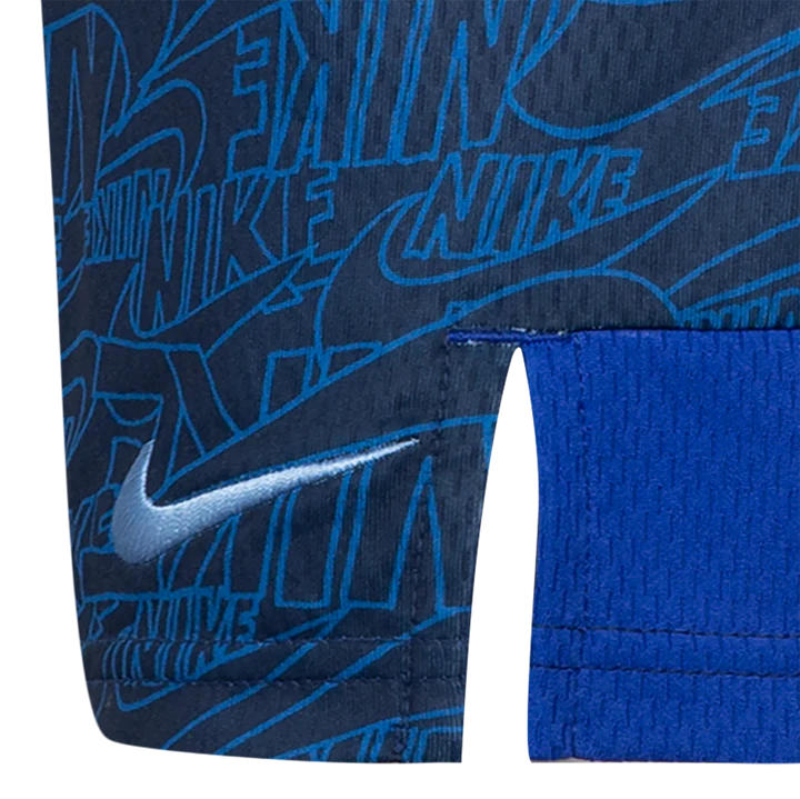 Nike Little Boys Read Print Shorts Color Midnight Navy Size 6