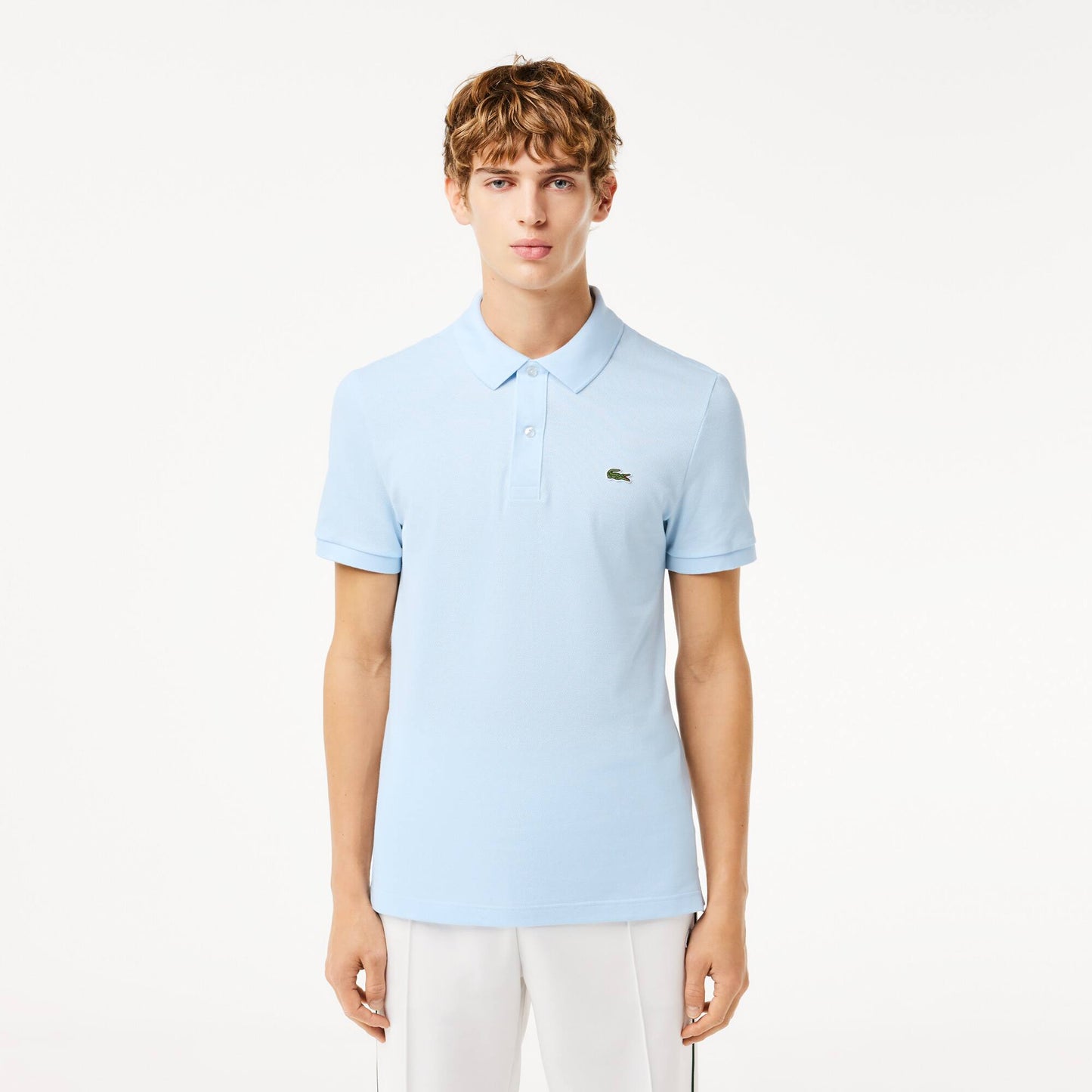 Lacoste Men's Slim Fit Piqué Polo Shirt Color Rill Size S