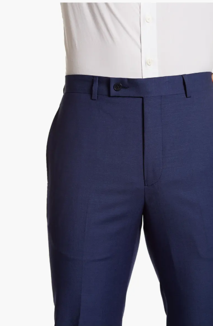 Calvin Klein Men's Wool Suit Separates Pants Color Bright Blue W30xL30