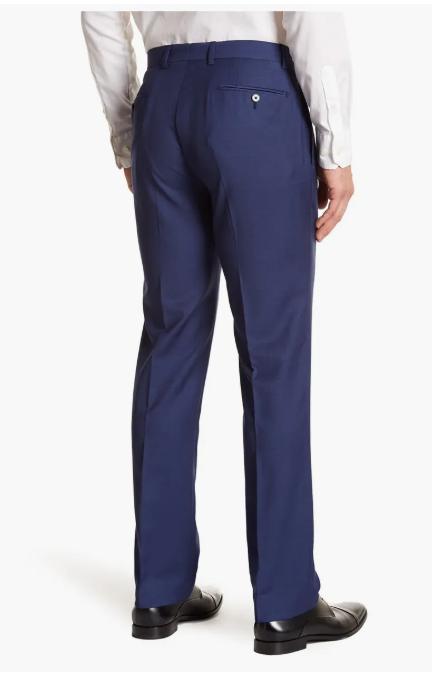 Calvin Klein Men's Wool Suit Separates Pants Color Bright Blue W30xL30
