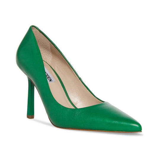 Steve Madden Women's Classie Pointed-Toe Pump  Kelly Green Size 10
