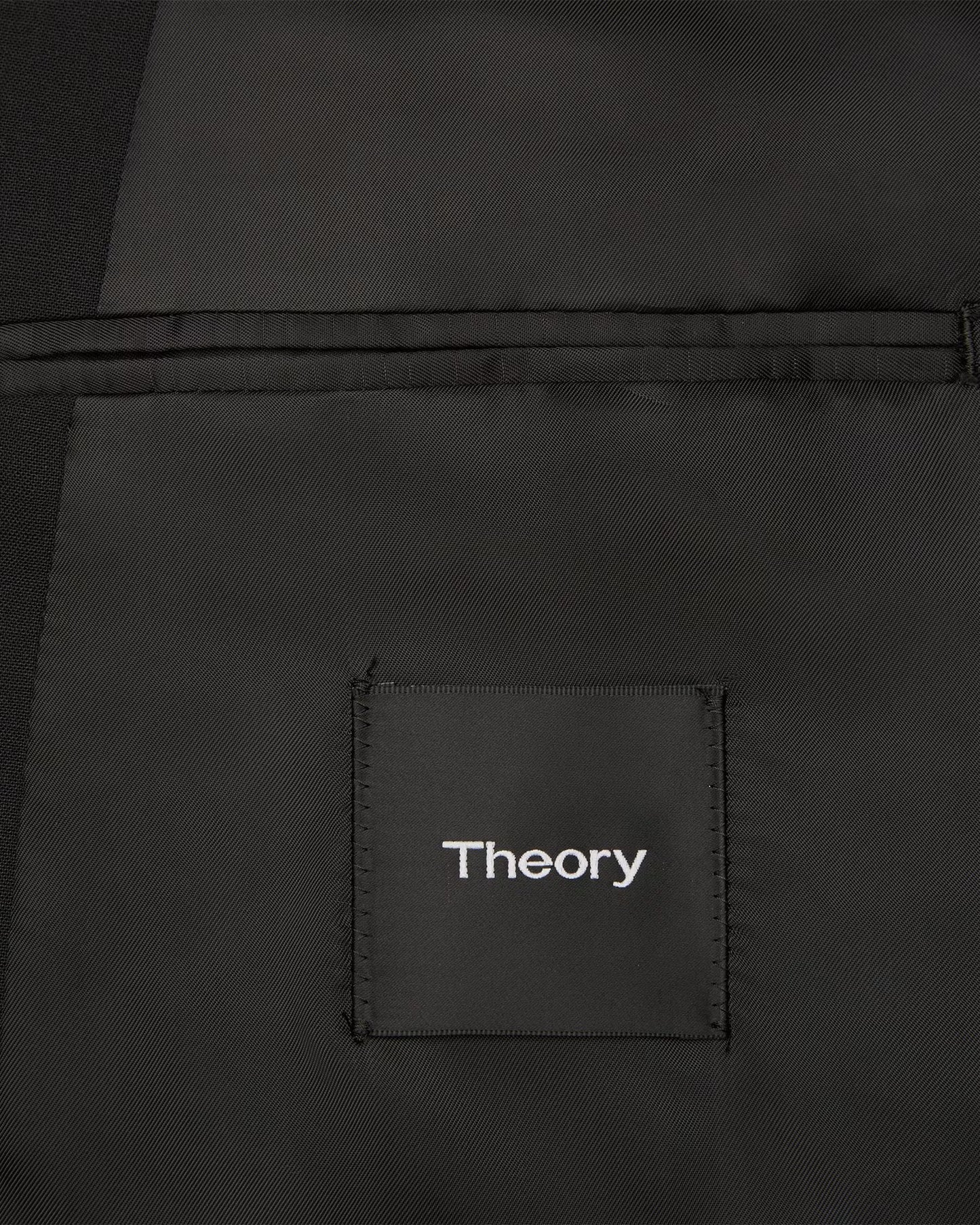 Theory Men's Wellar Blazer in Stretch Wool Color Black Size 40 Short