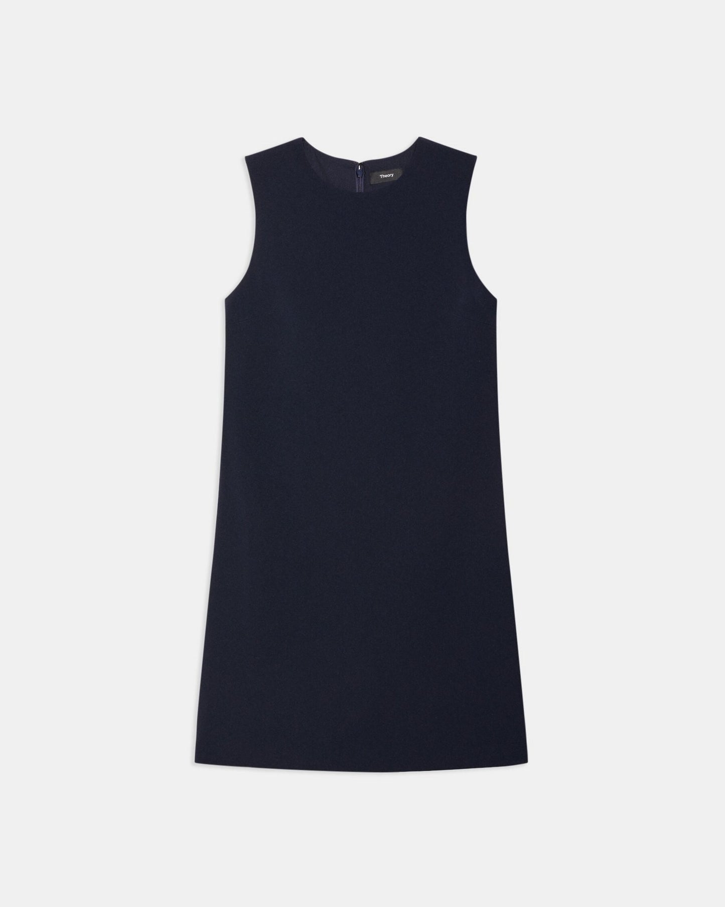 Theory Women's Admiral Crepe Shift Dress Color Nocturne Navy Size 4
