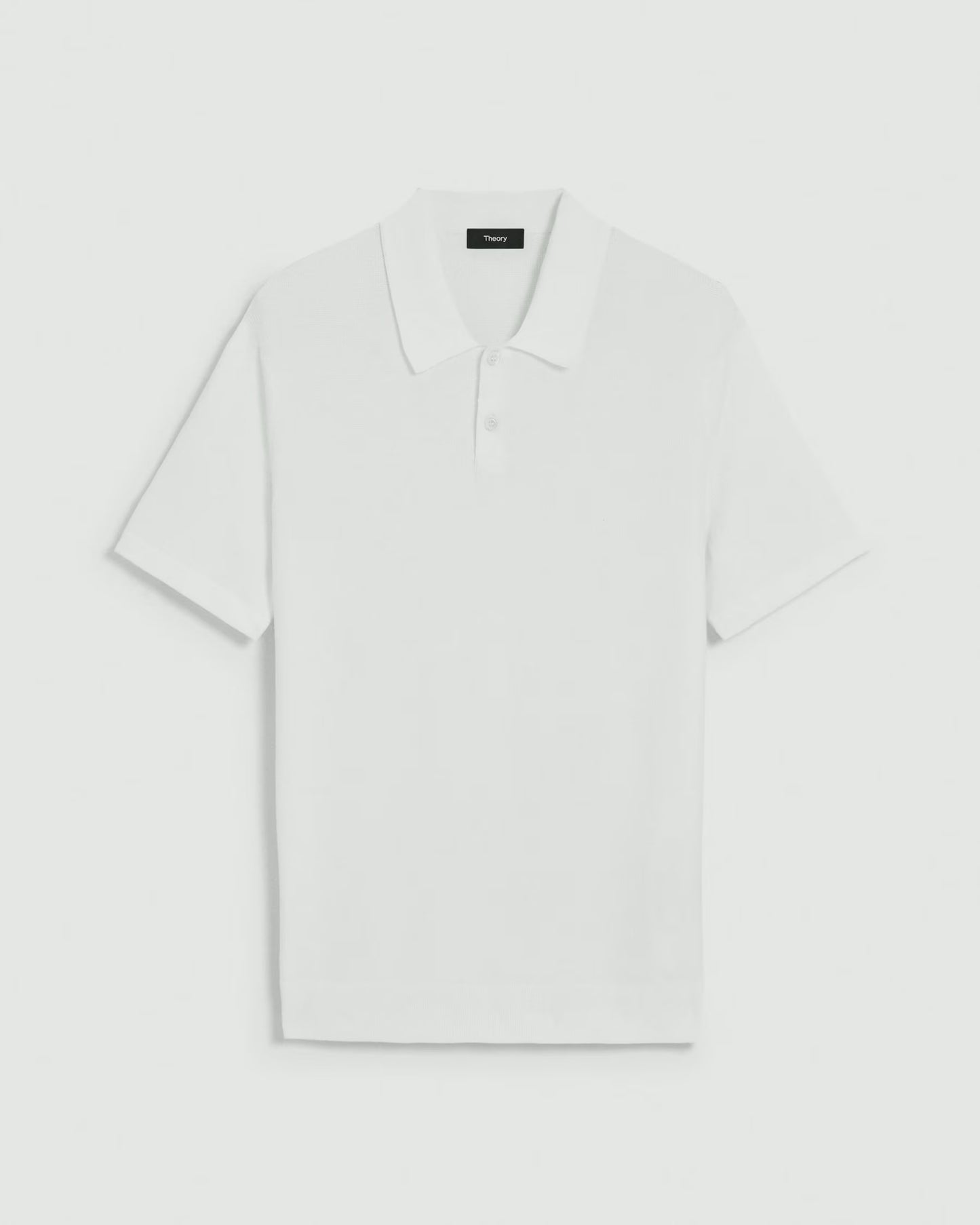 Theory Men's Goris Polo Shirt Light Bilen Size M