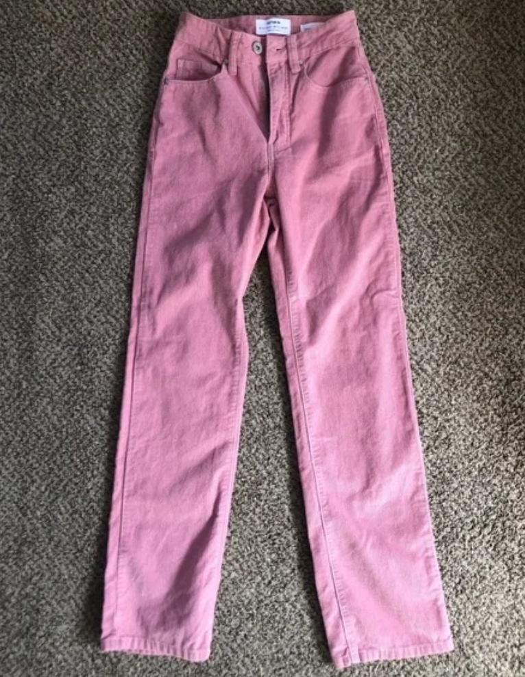 Cotton On Women’s Cord Straight Jeans Color Cinnamon Size 2