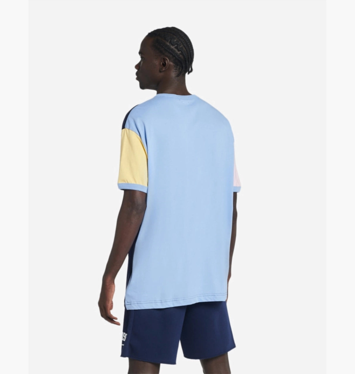 Polo Ralph Lauren Men's Blue Classic-Fit Oversized Hem Logo T-Shirt Color Cruise Navy Multi Size S