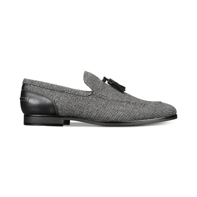 Bar III Men's Slip-on Loafers Color Gray Tweed Size 8.5M