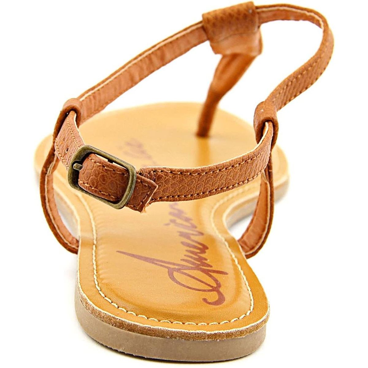 American Rag Karlla Flat Sandals  Color Cognac  Size 7.5M