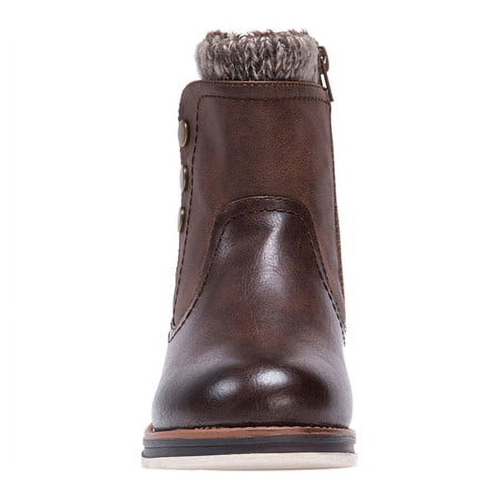 Muk Luks Women's Hope Ankle Boots Color Brown Size 10M