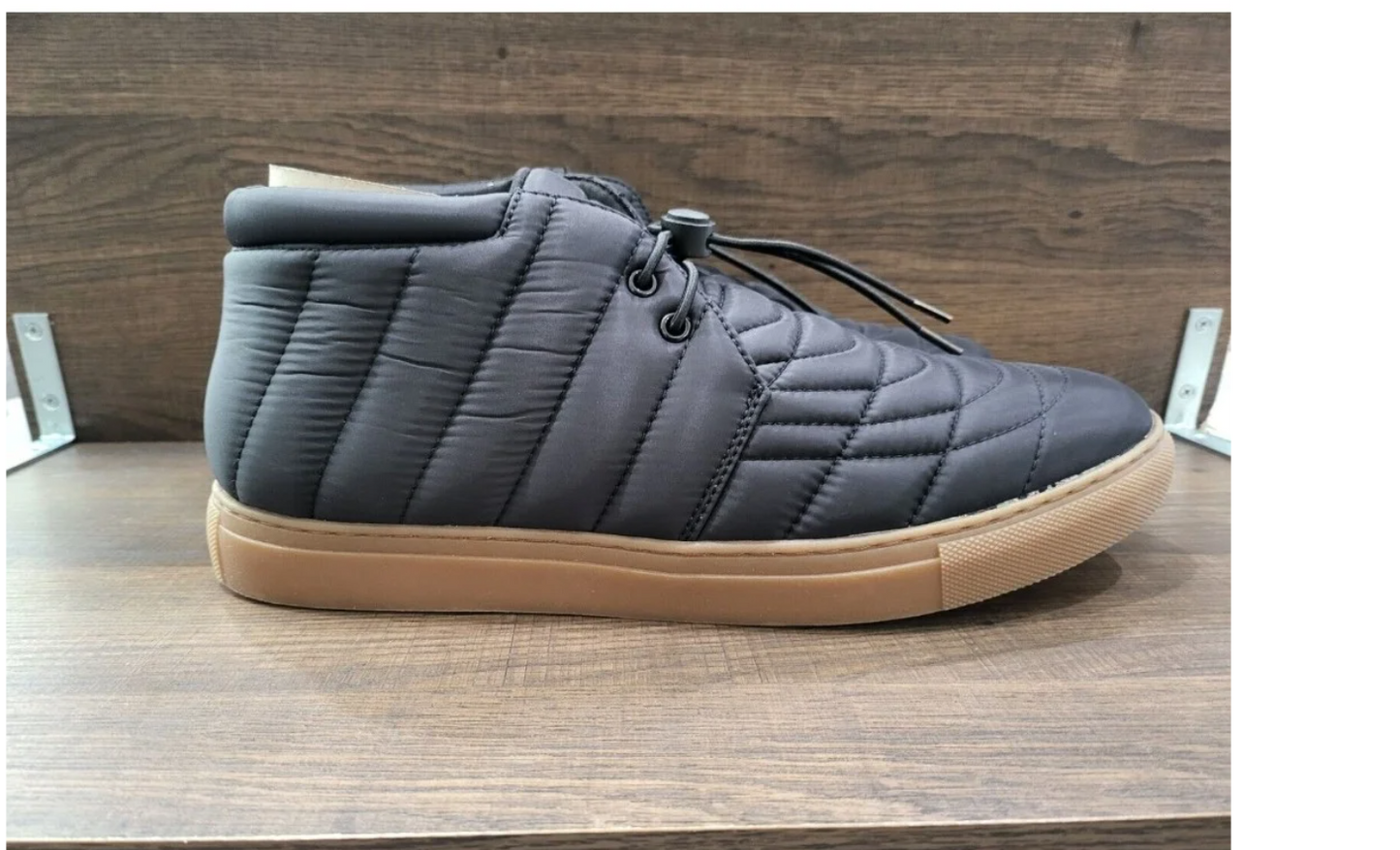 Alfani Men's Tucker Quilted Lace-Up Chukka Boot Color Black Size 9M