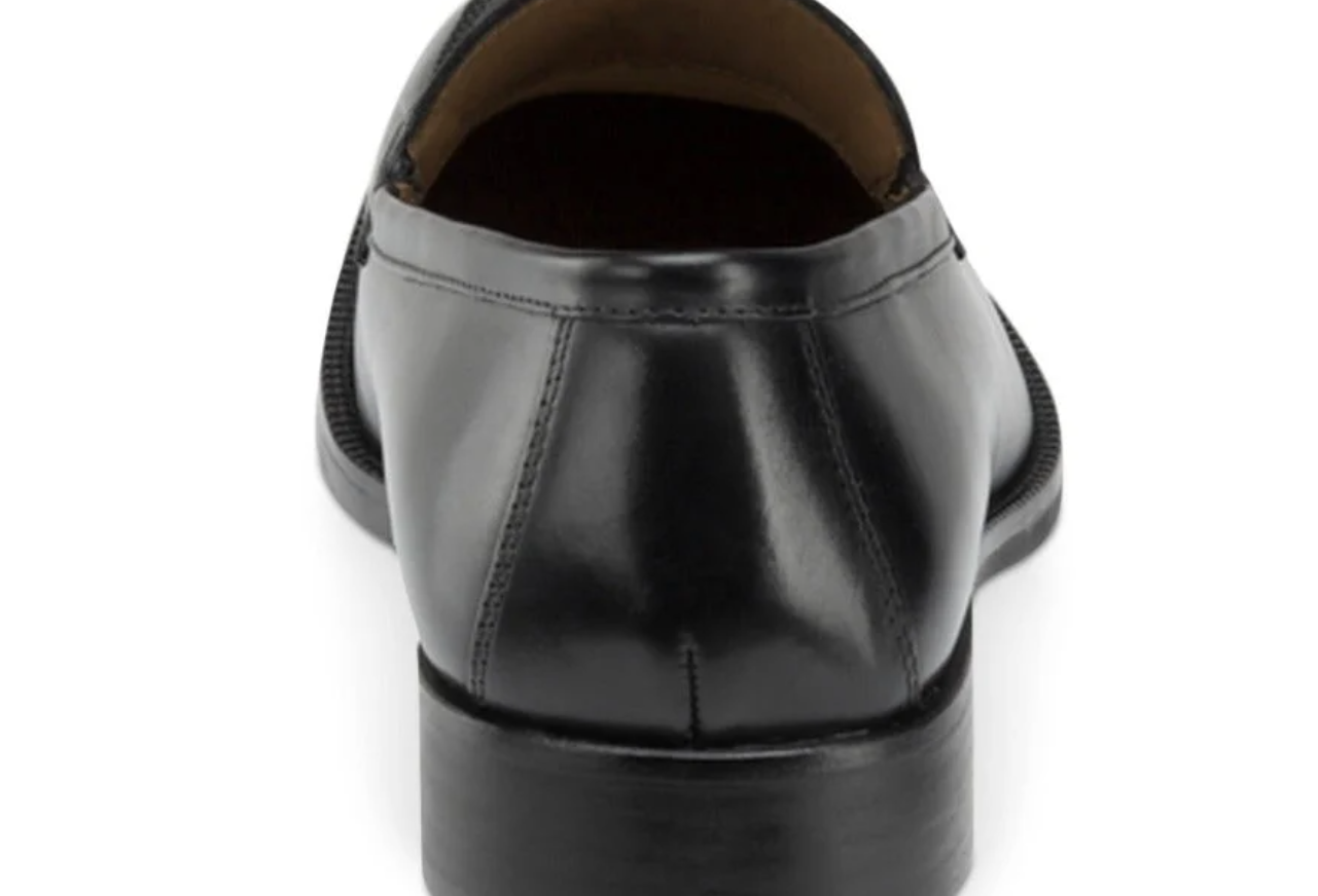 Johnston & Murphy Men's Alcott Penny Loafer Color Black Calfskin Size 12M