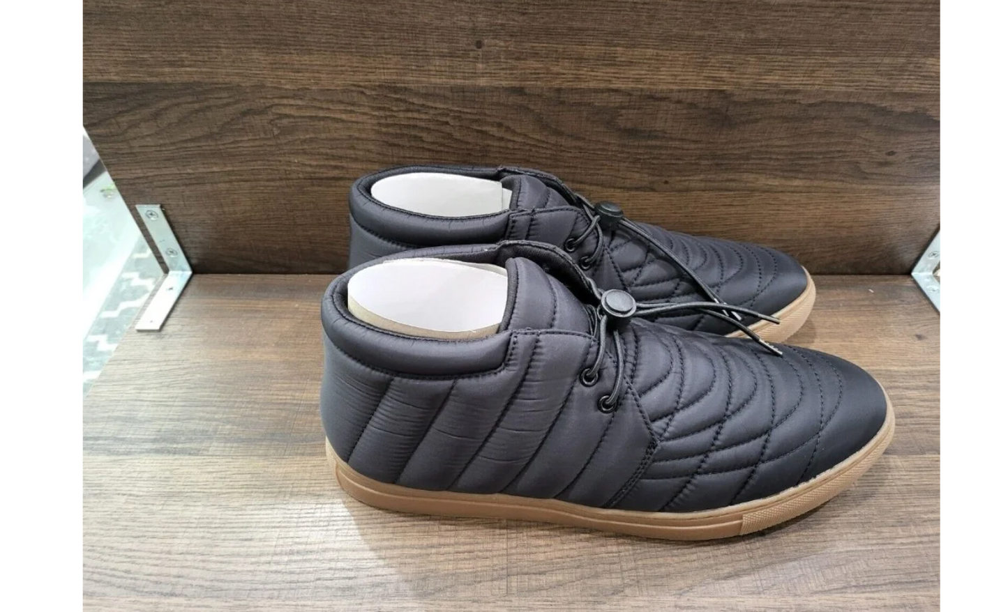 Alfani Men's Tucker Quilted Lace-Up Chukka Boot Color Black Size 9M