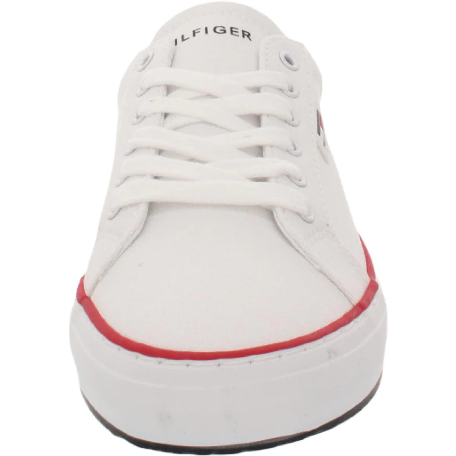 Tommy Hilfiger Women's Palmi Lace Up Low Top Sneakers Color White Size 9.5M