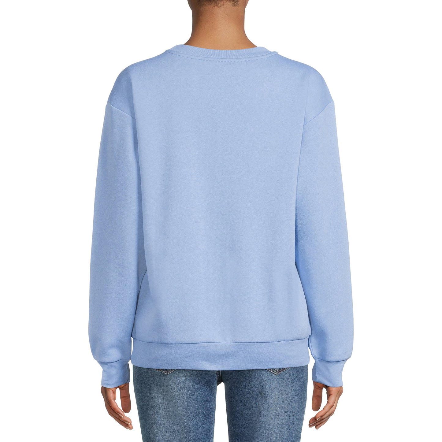 Disney Juniors Stitch Ohana Means Family Sweatshirt Color Blue Size L