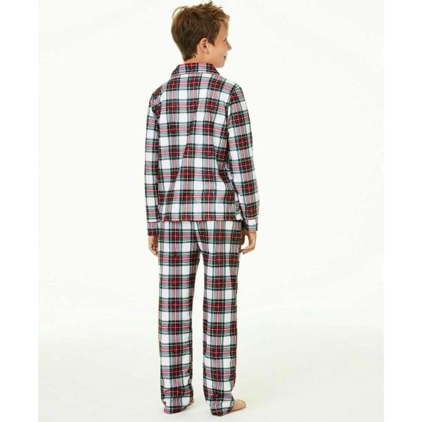 Family Pajamas Toddler Boys 2-Pc PJ Set Color Stewart Plaid Size 2T-3T