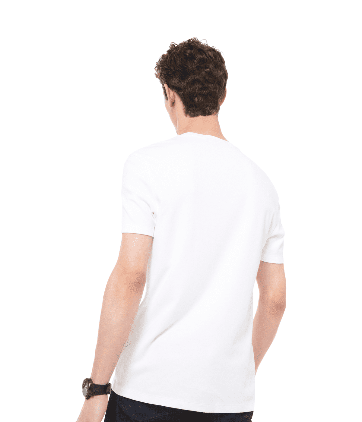 Michael Kors Men's Liquid Jersey Crew Neck T-Shirt Color White Size S