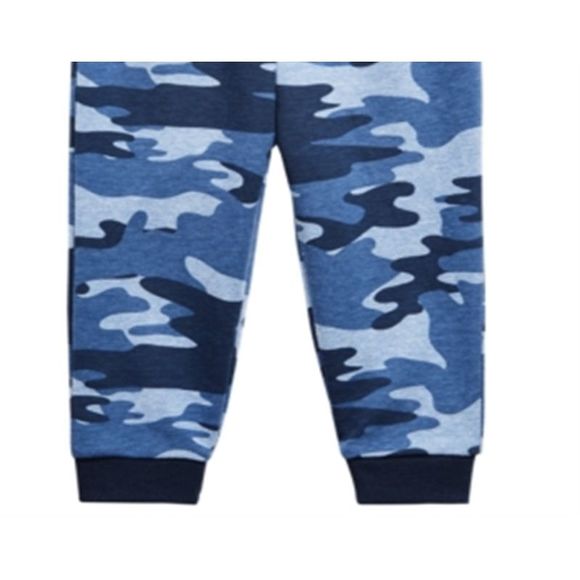 First Impressions Baby Boy Camo Jogger Color Blue Nile Heather Size 3-6 months