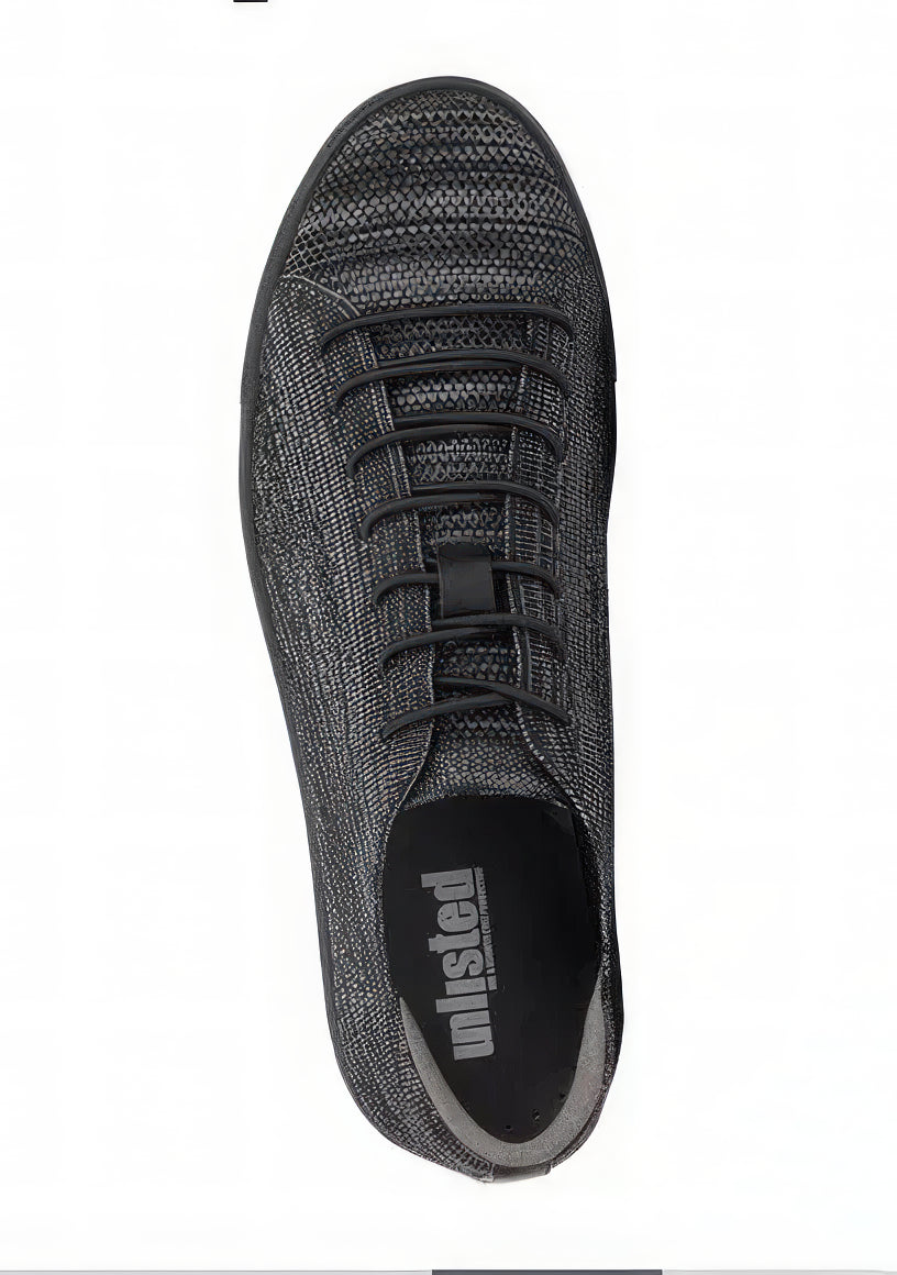 Kenneth Cole Unlisted Men's Stand Textured-Knit Lace-Up Sneakers Color Black Size 7M