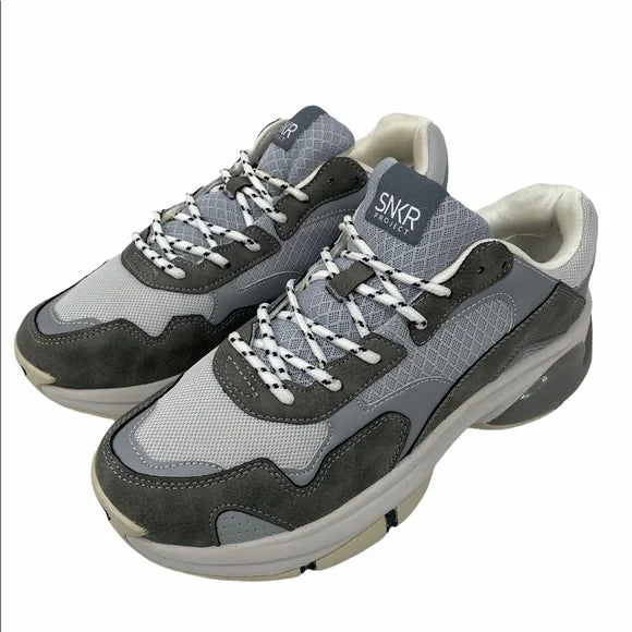 SNKR Project Men's Park Avenue Casual Sneaker Shoes Color Gray Size 8M