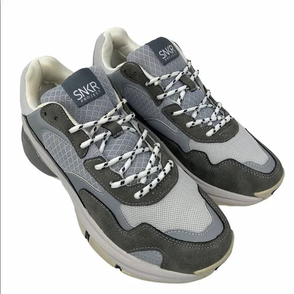 SNKR Project Men's Park Avenue Casual Sneaker Shoes Color Gray Size 8M