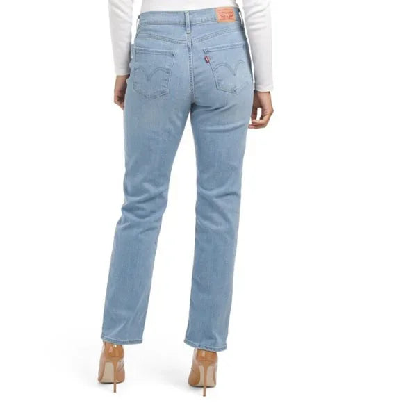 Levi's Women's Classic Straight-Leg Jeans Color Oahu Morning Dew Size 8R