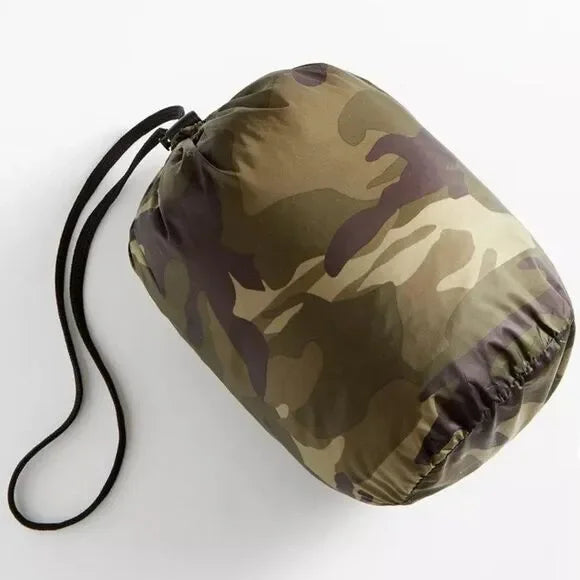 Club Room Men's Quilted Packable Puffer Jacket Camouflage Size 2XL