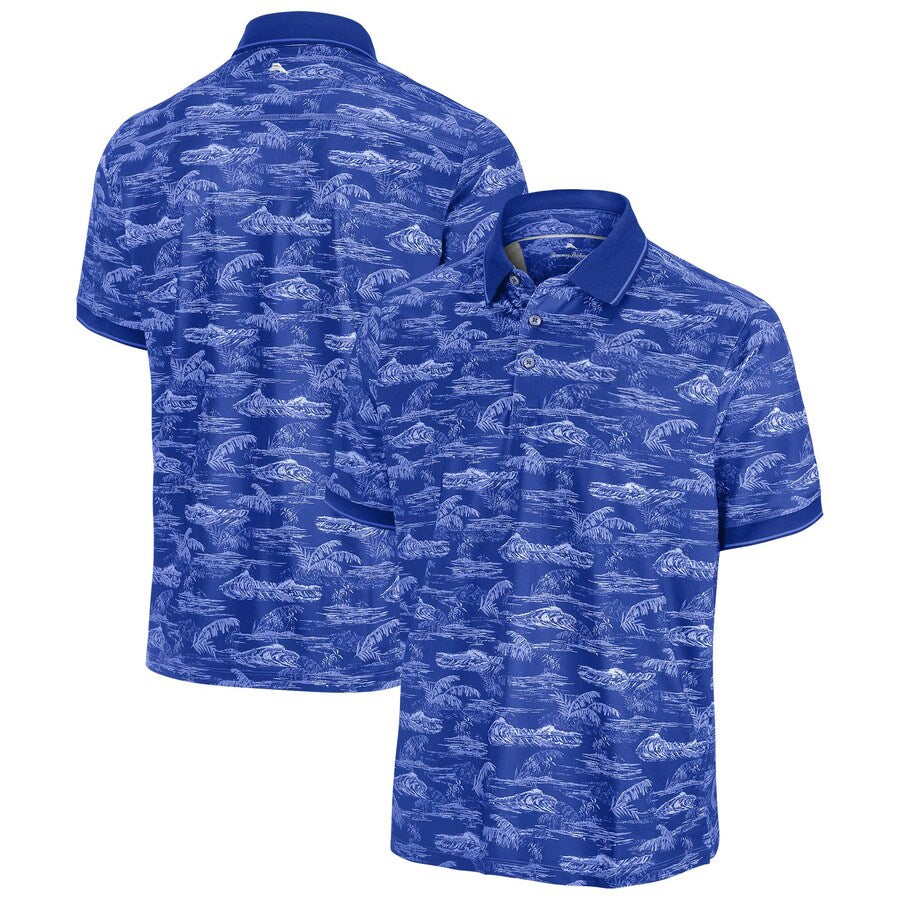 Tommy Bahama Men's Islandzone Sport Bay View Polo Shirt Blue Size L