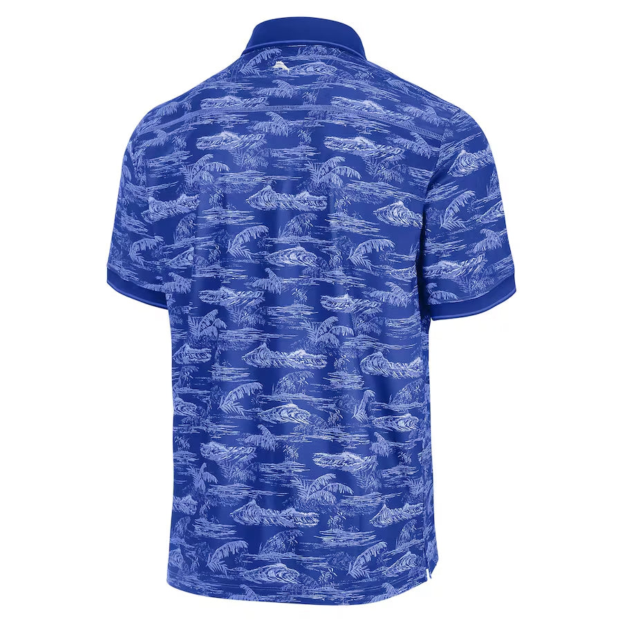 Tommy Bahama Men's Islandzone Sport Bay View Polo Shirt Blue Size L