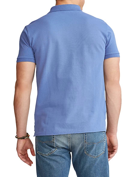 Polo Ralph Lauren Men's Big & Tall Iconic Mesh Polo Shirt Color Channel Blue Size 3XB