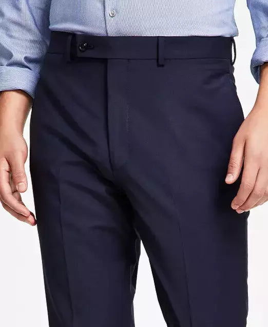 Calvin Klein Men's Slim-Fit Suit Separate Pants Color Navy W34xL30