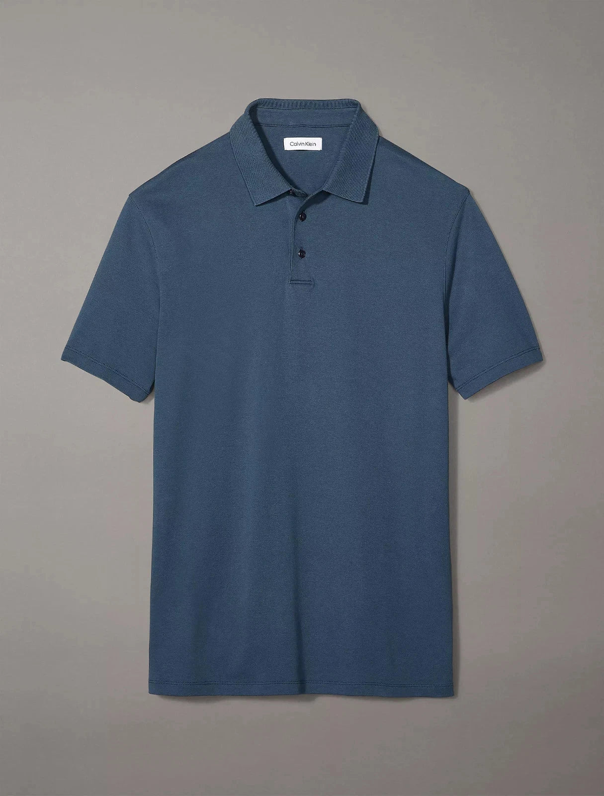 Calvin Klein Men's Classic-Fit Supima Cotton Polo Shirt Ink Size S
