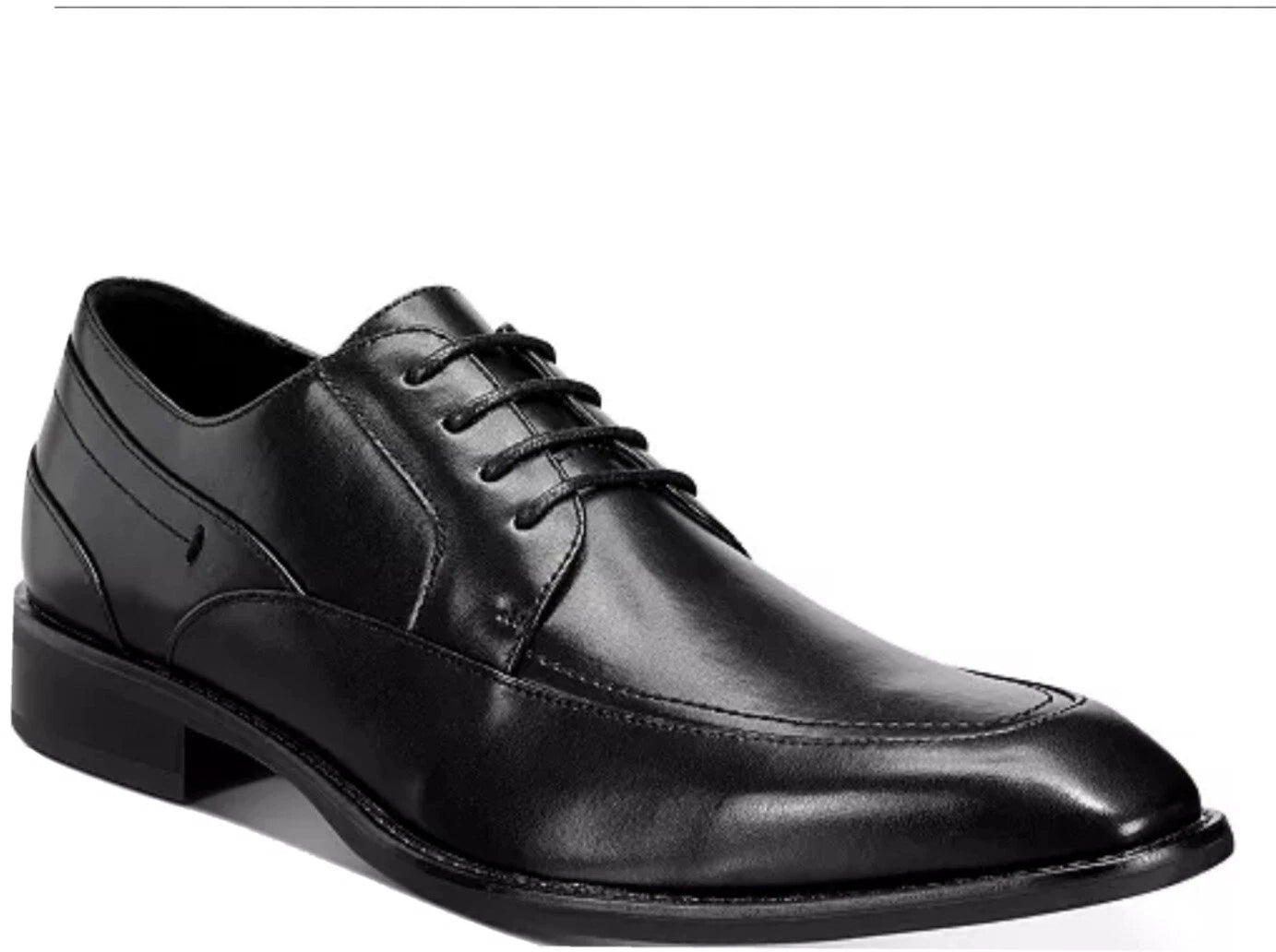 Alfani Sheldon Men's Lace-up Oxford Dress Shoes Black Size 8.5
