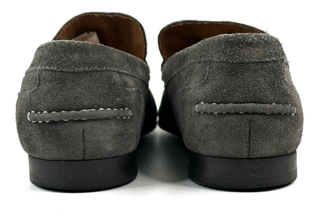 Kenneth Cole Reaction Men's Crespo 2.0 Suede Bit Loafers Color Dark Grey Size 10