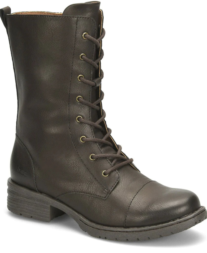 b.o.c. Women's Carissa Lace Up Bootie Women's Shoes Color Dark Brown Size 10M